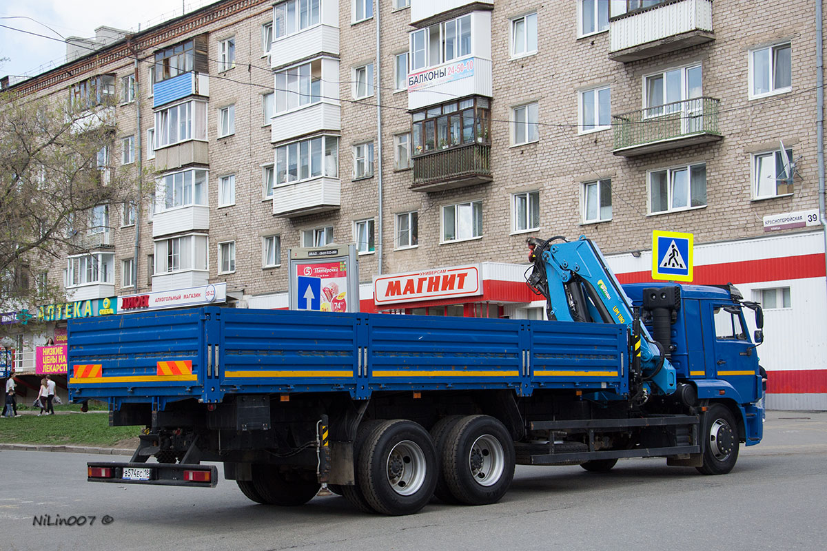Удмуртия, № В 574 ЕС 18 — КамАЗ-65117-L4(19)