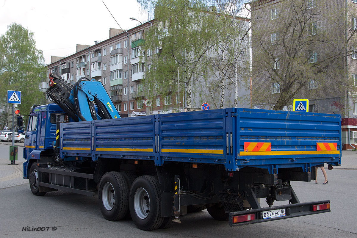 Удмуртия, № В 574 ЕС 18 — КамАЗ-65117-L4(19)