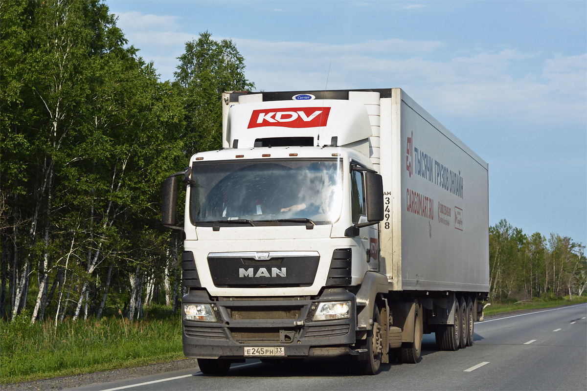 Владимирская область, № Е 245 РН 33 — MAN TGS 19.400