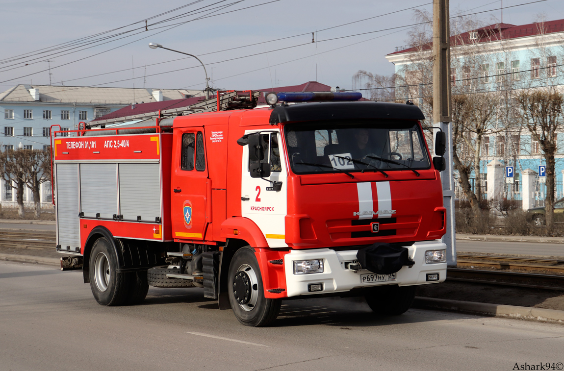 Красноярский край, № Р 697 НУ 124 — КамАЗ-43253-G5(69)