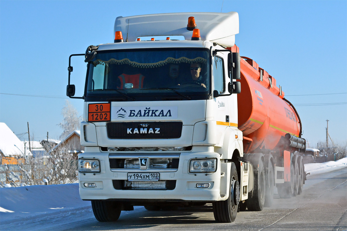 Башкортостан, № У 194 ХМ 102 — КамАЗ-65206-T5(68)
