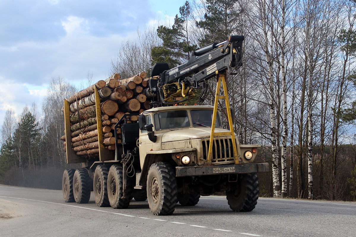 Рязанская область, № О 604 ОА 62 — Урал-4320 / 5557 (общая модель)