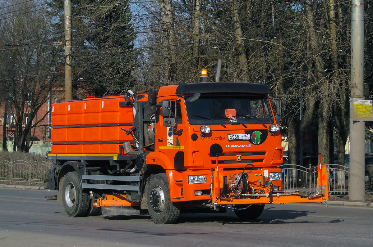 Калужская область, № О 958 РУ 40 — КамАЗ-53605-A5(48)