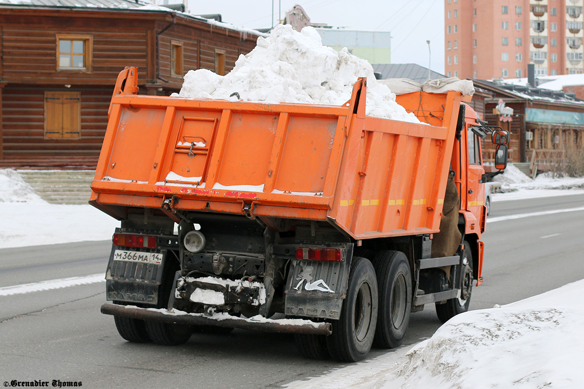 Саха (Якутия), № М 366 МА 14 — КамАЗ-65115-L4(19)