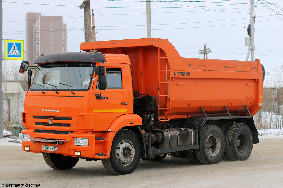 Саха (Якутия), № Т 381 КХ 14 — КамАЗ-65115-A5(48)