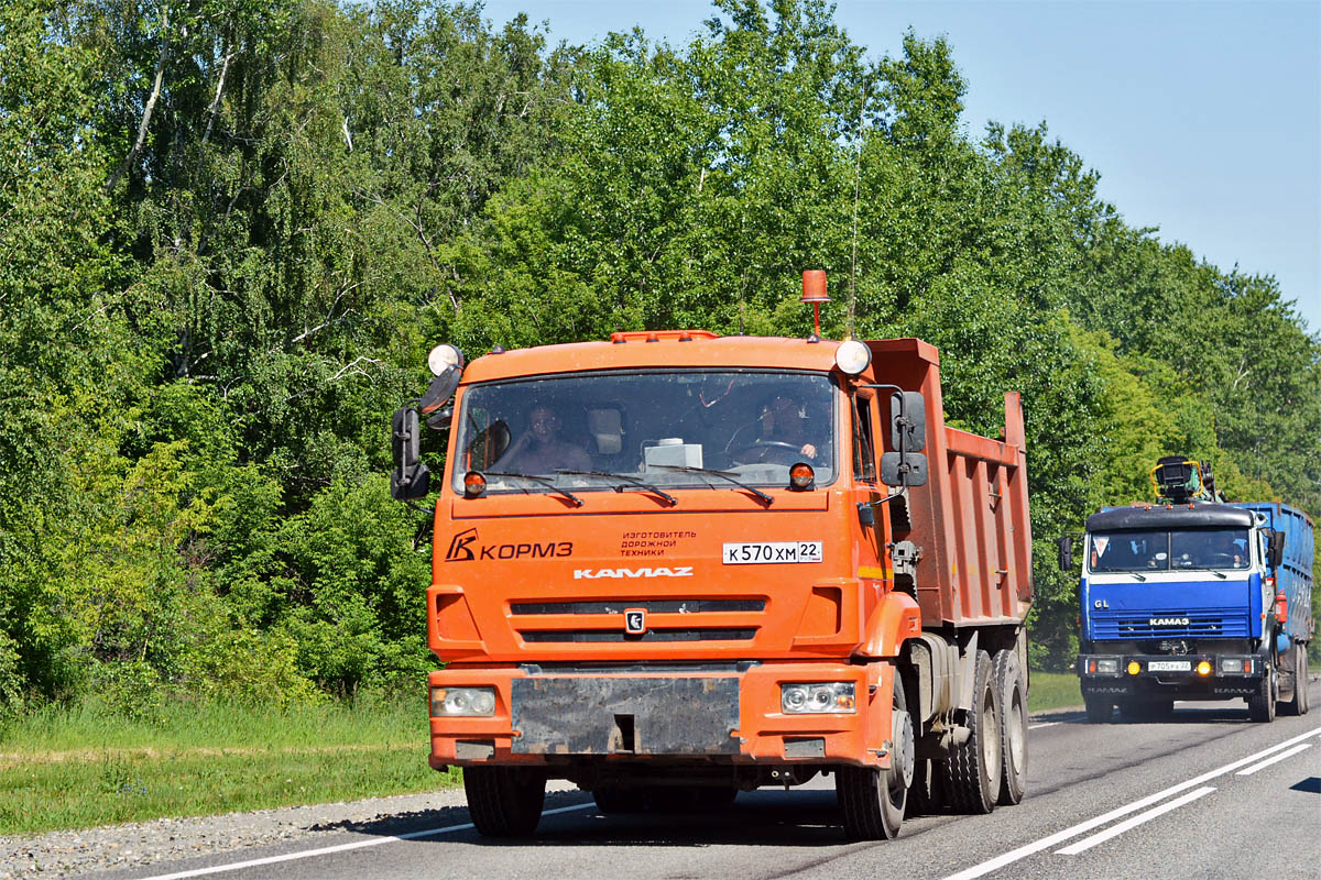 Алтайский край, № К 570 ХМ 22 — КамАЗ-65115-L4(19)