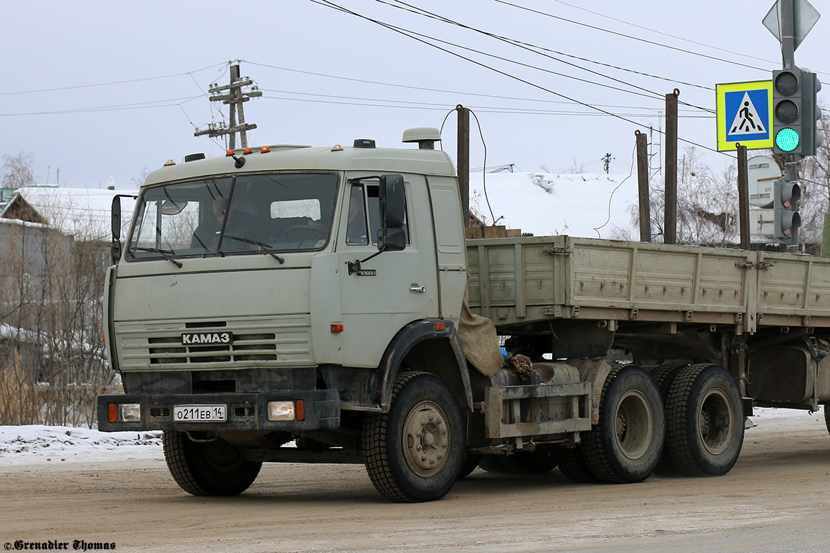 Саха (Якутия), № О 211 ЕВ 14 — КамАЗ-54115-15 [54115R]