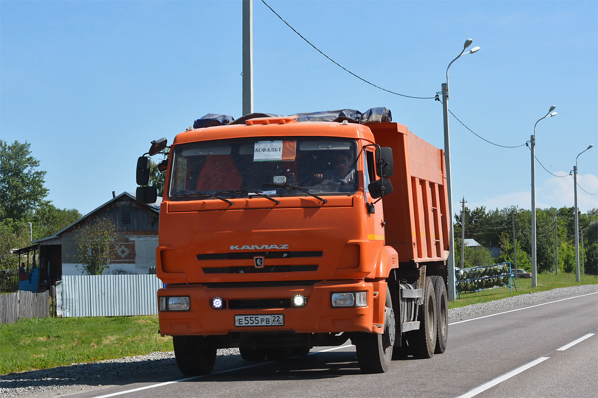 Алтайский край, № Е 555 РВ 22 — КамАЗ-65115-N3(78)