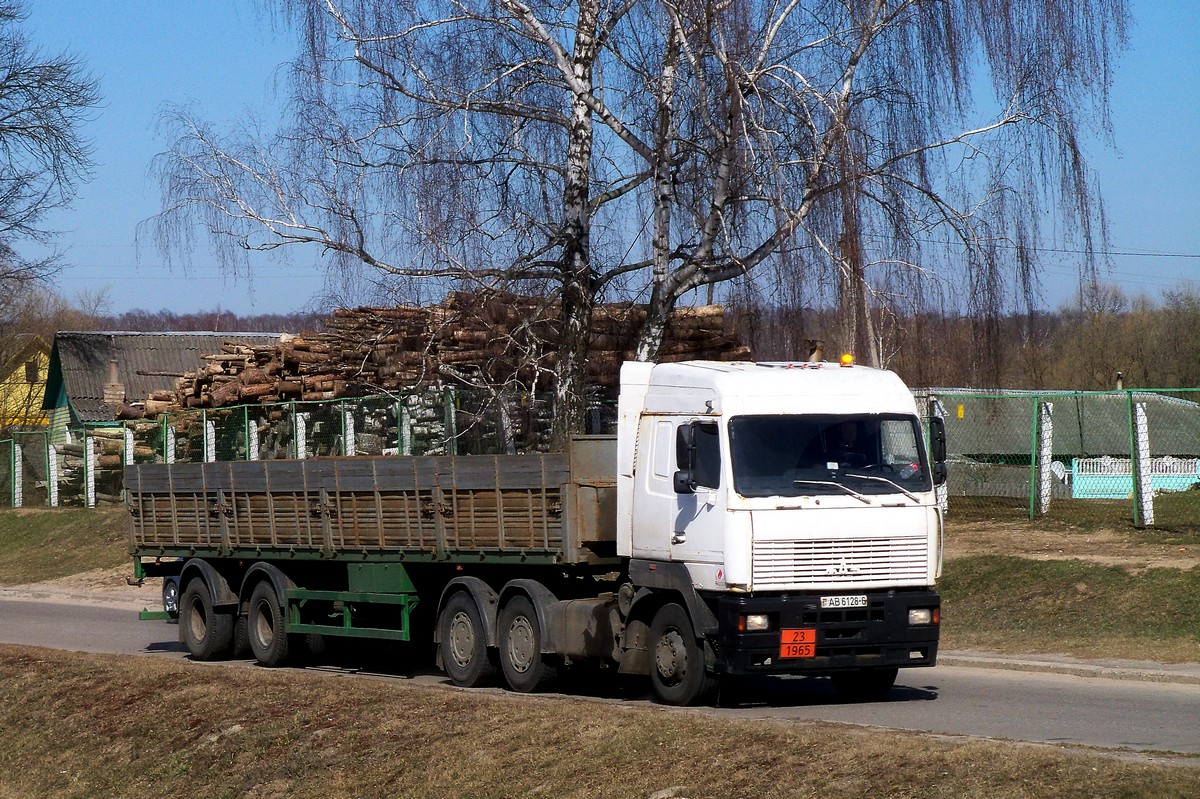 Могилёвская область, № АВ 6128-6 — МАЗ-6430 (общая модель)