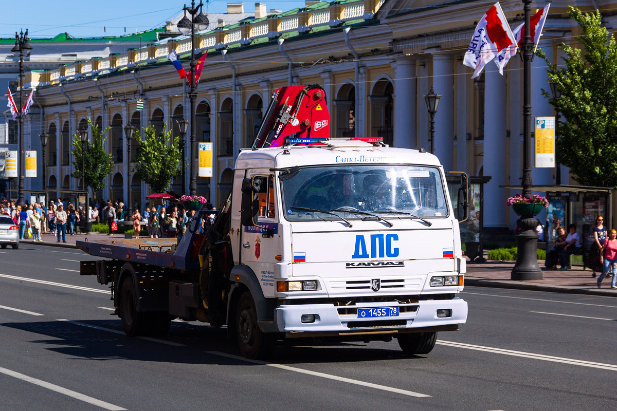 Санкт-Петербург, № О 1455 78 — КамАЗ-4308-H3(99)