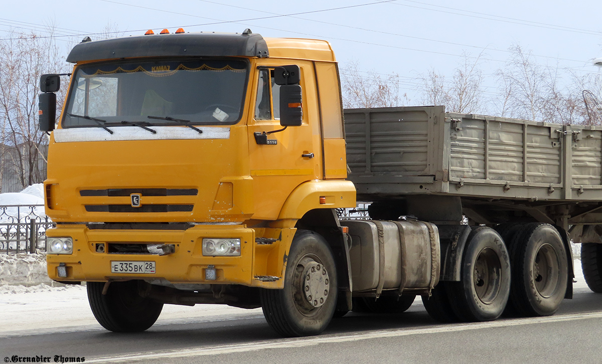 Саха (Якутия), № Е 335 ВК 28 — КамАЗ-65116-N3(78)