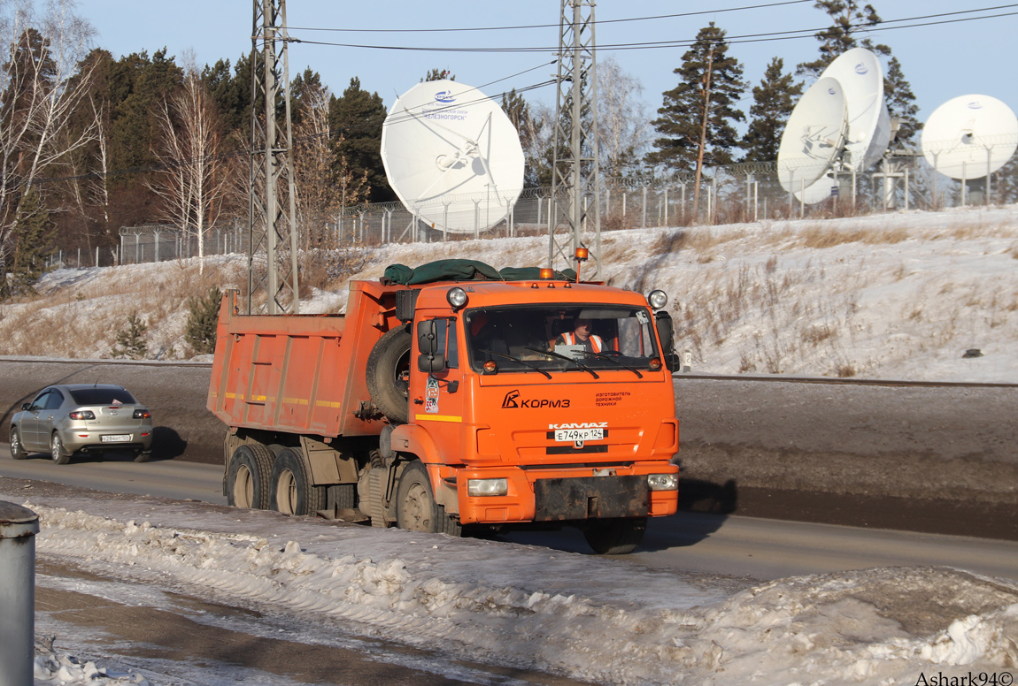 Красноярский край, № Е 749 КР 124 — КамАЗ-65115-L4(19)