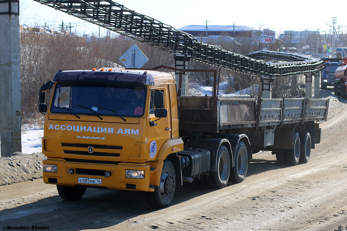 Саха (Якутия), № Е 085 МВ 14 — КамАЗ-65116-A4(23)