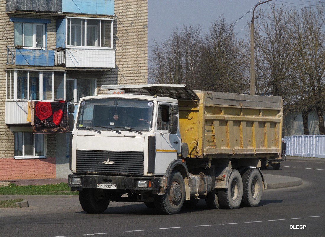 Витебская область, № АВ 9331-2 — МАЗ-5516 (общая модель)