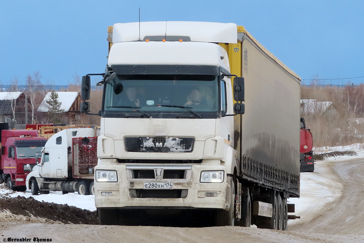 Челябинская область, № Е 280 ХН 174 — КамАЗ-5490-S5(87)