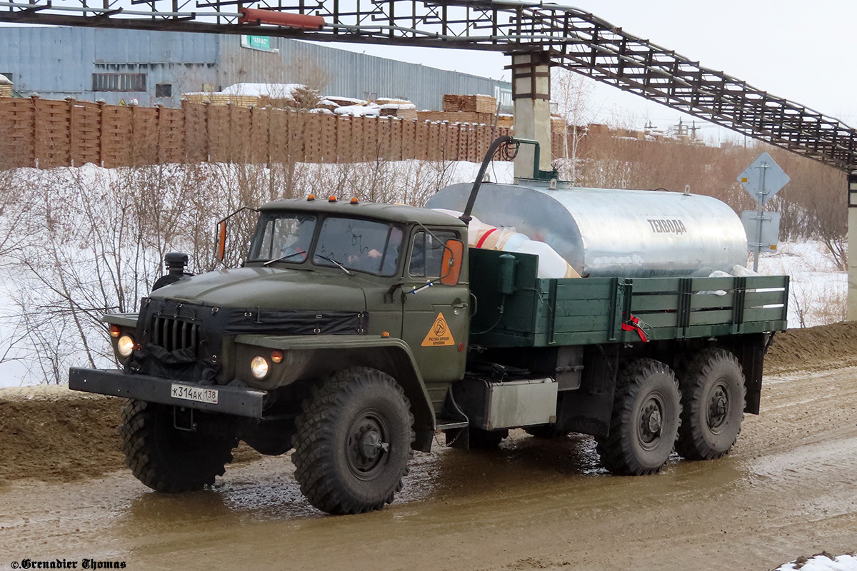 Саха (Якутия), № К 314 АК 138 — Урал-4320 / 5557 (общая модель)