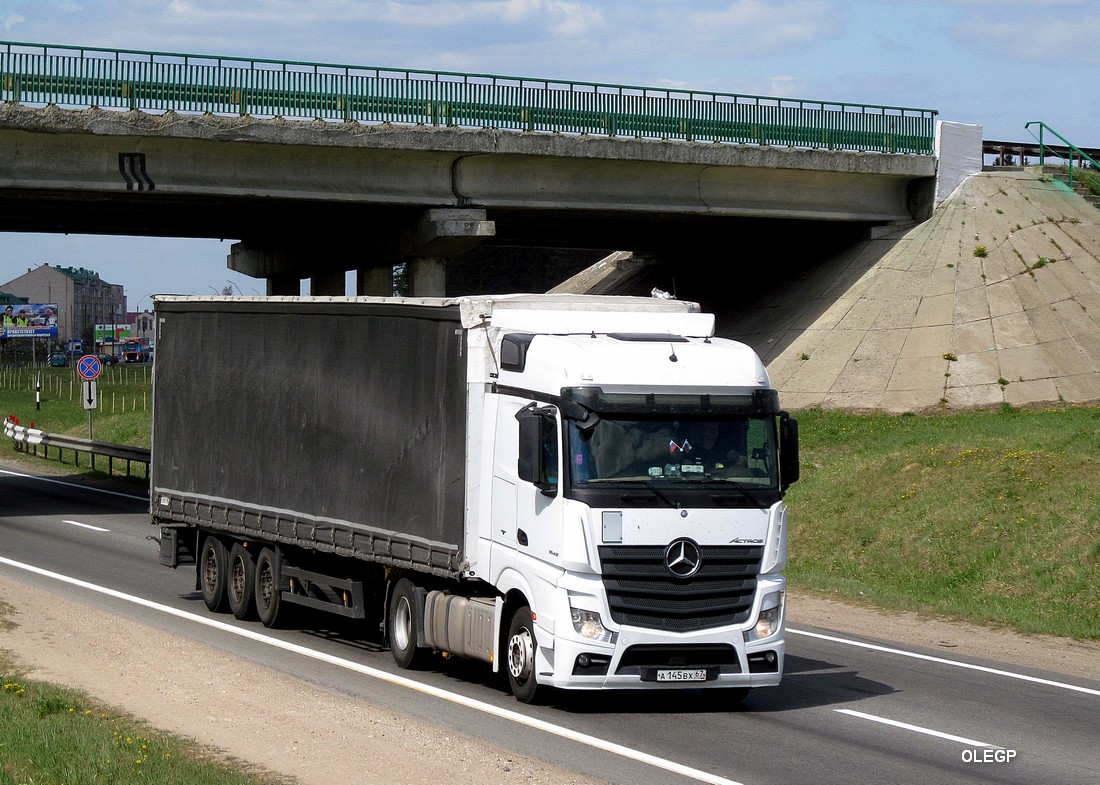 Смоленская область, № А 145 ВХ 67 — Mercedes-Benz Actros ('2011) 1845