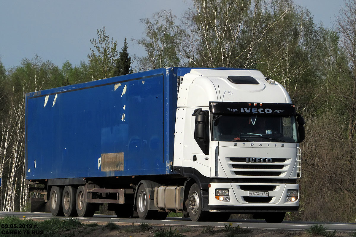 Архангельская область, № К 573 РК 29 — IVECO Stralis ('2007) 450