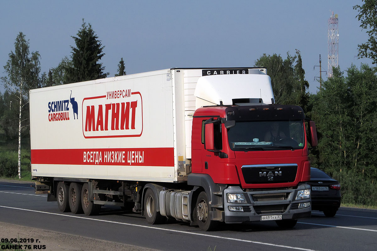 Новгородская область, № Н 491 КА 37 — MAN TGS 18.360