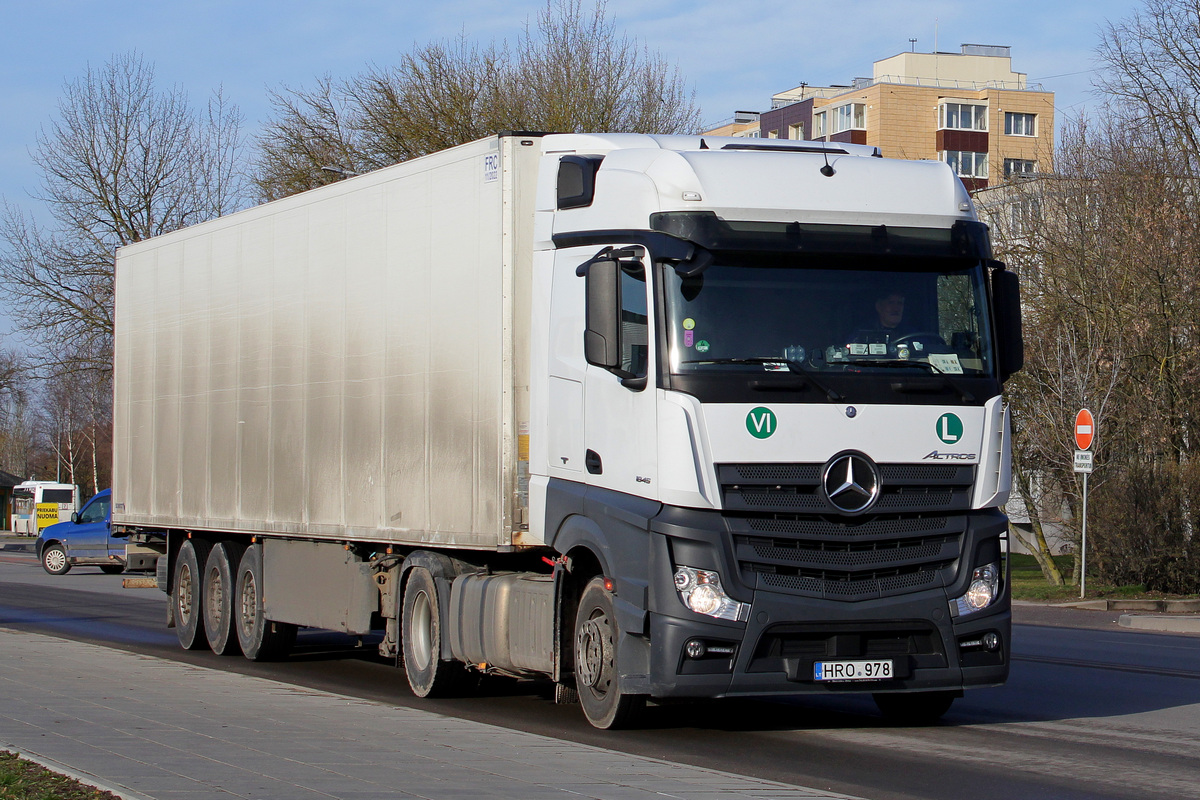 Литва, № HRO 978 — Mercedes-Benz Actros ('2011) 1845
