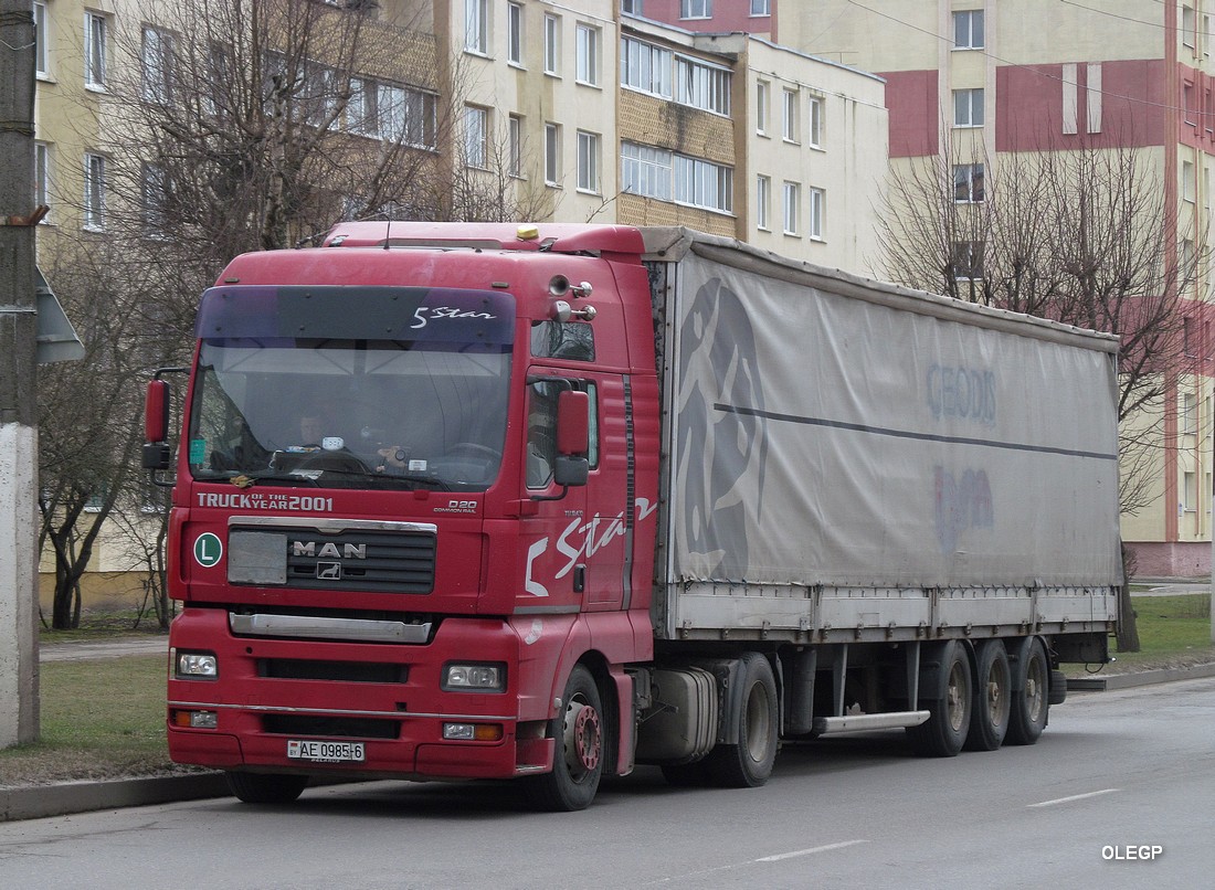 Могилёвская область, № АЕ 0985-6 — MAN TGA 18.430