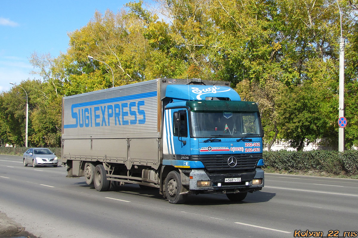 Алтайский край, № М 568 ТУ 22 — Mercedes-Benz Actros ('1997) 2535