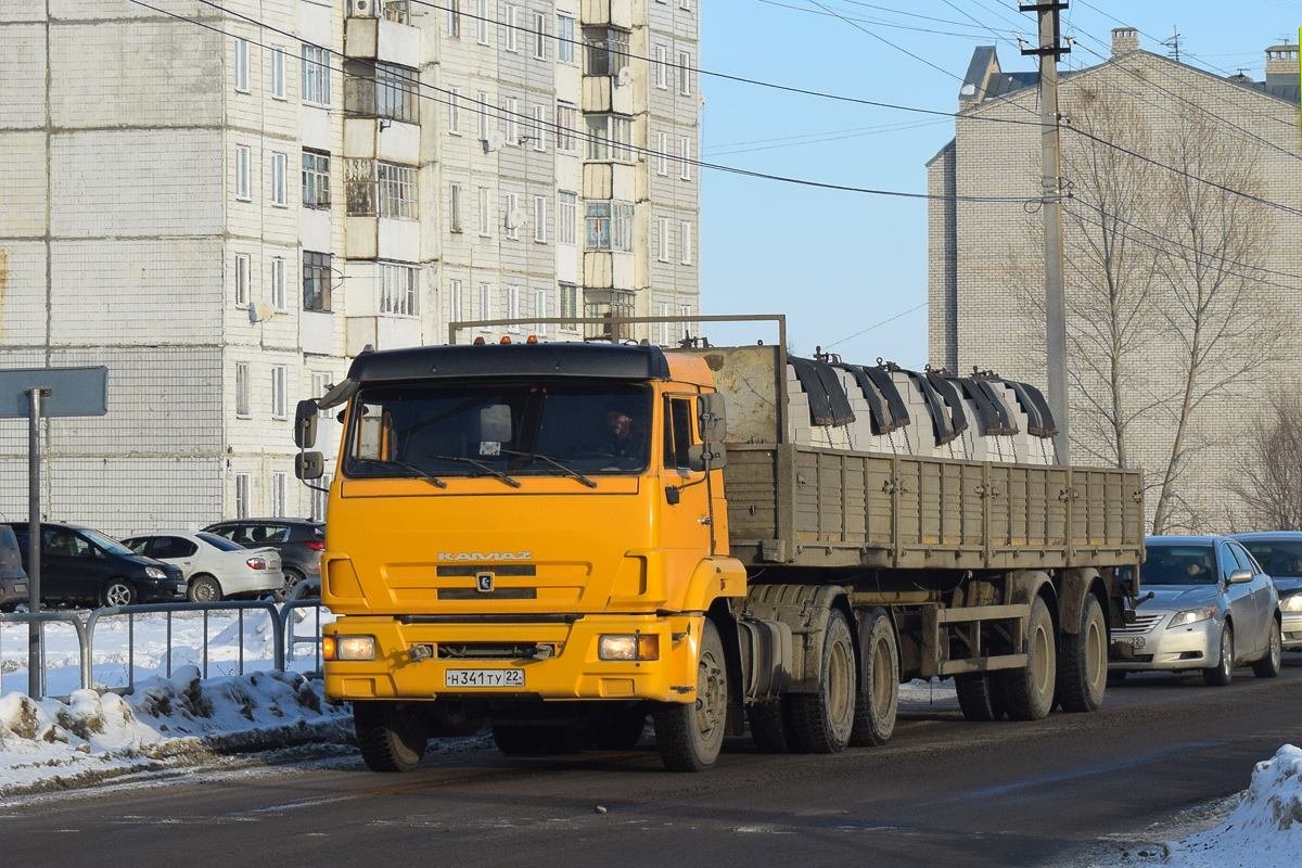 Алтайский край, № Н 341 ТУ 22 — КамАЗ-65116-N3(78)