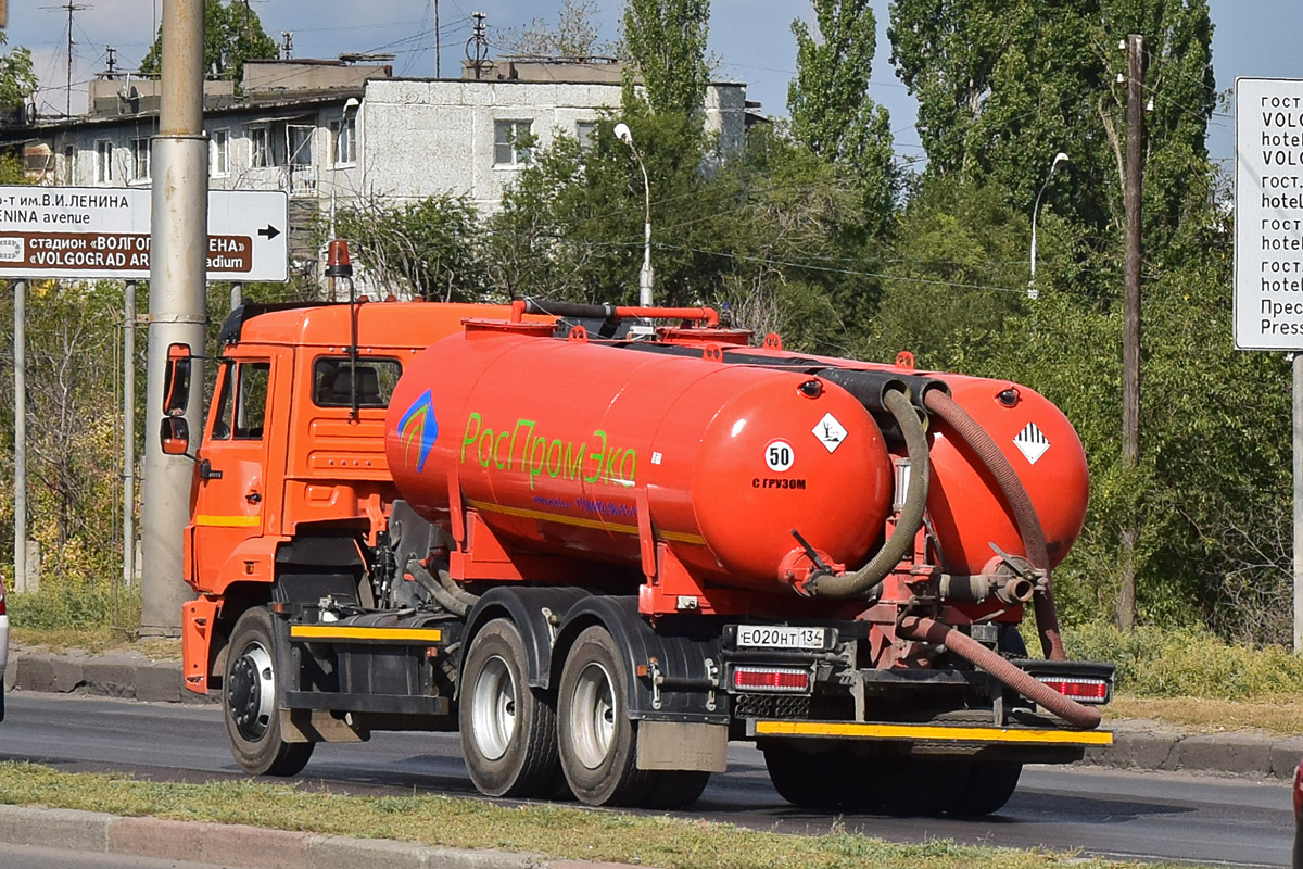Волгоградская область, № Е 020 НТ 134 — КамАЗ-65115-A5(48)