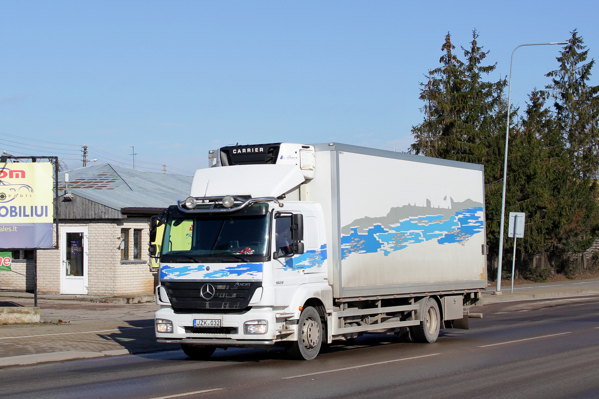 Литва, № JZK 032 — Mercedes-Benz Axor 1829