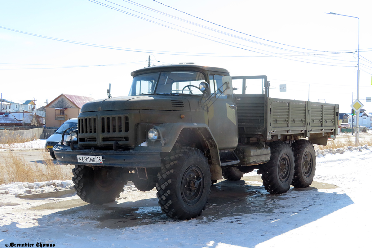Саха (Якутия), № Р 691 МВ 14 — ЗИЛ-131 (общая модель)