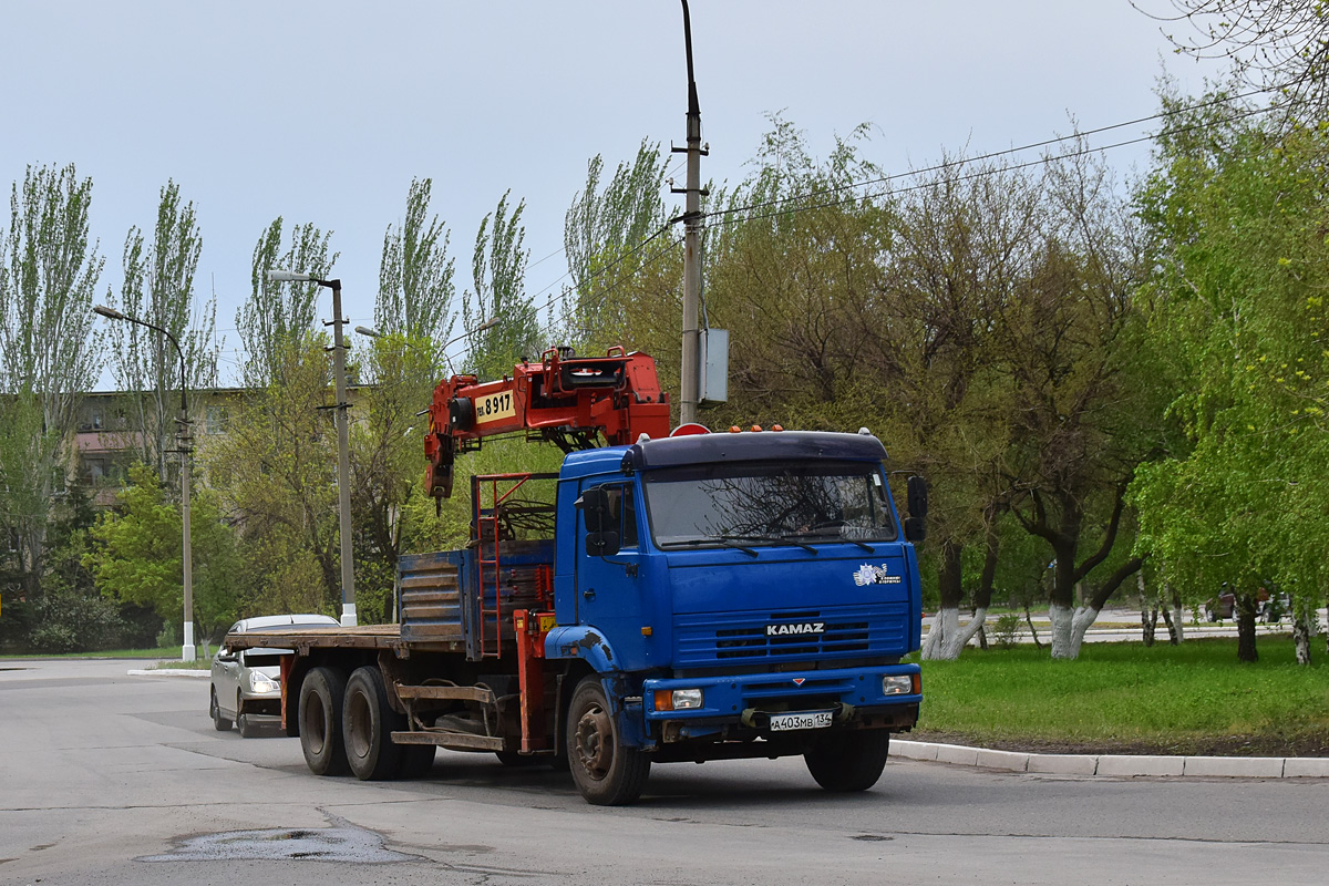 Волгоградская область, № А 403 МВ 134 — КамАЗ-65117-N3(78)