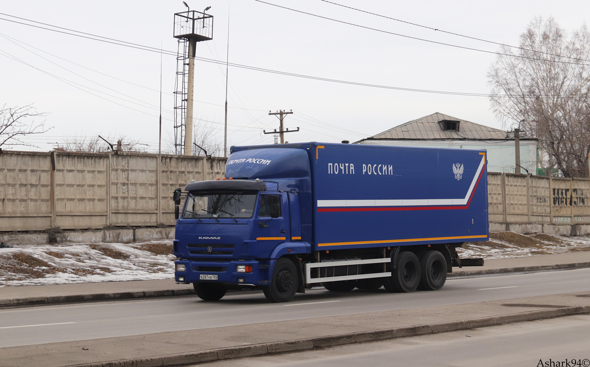 Красноярский край, № В 287 НВ 124 — КамАЗ-65117-A4(23)