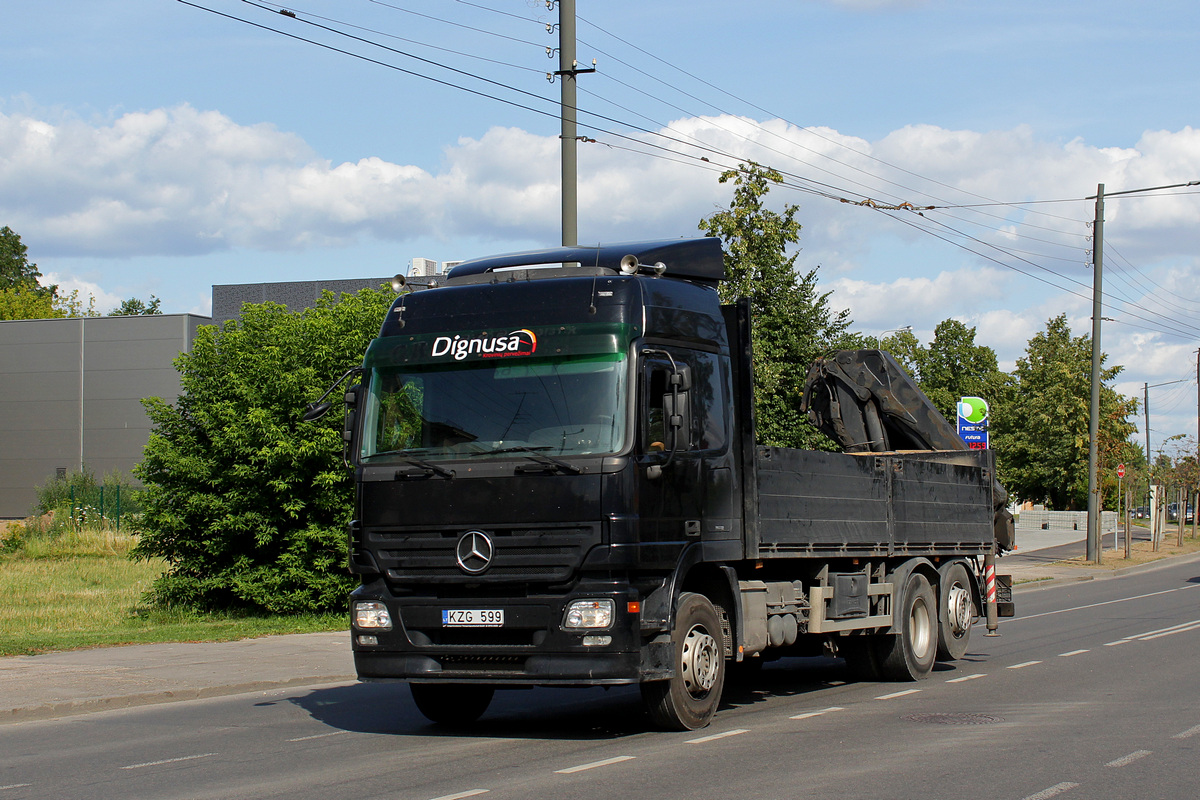 Литва, № KZG 599 — Mercedes-Benz Actros ('2003) 2541