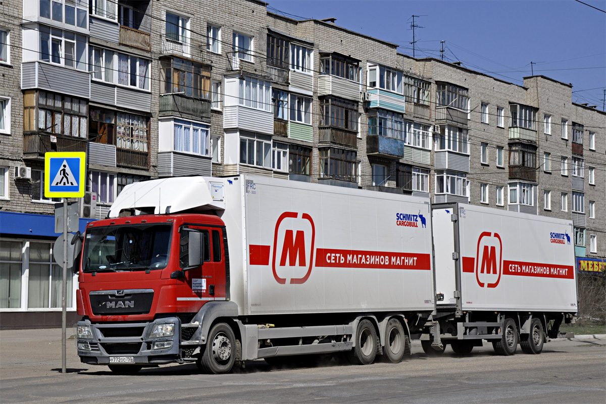 Новосибирская область, № У 772 ОС 750 — MAN TGS 28.360