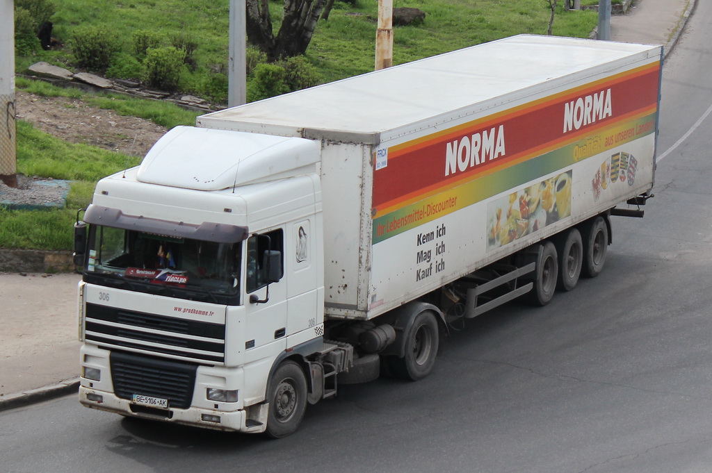 Николаевская область, № ВЕ 5106 АК — DAF 95XF FT