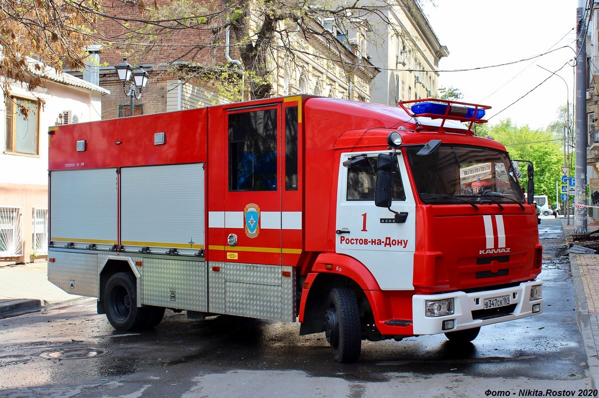 Ростовская область, № В 347 СК 161 — КамАЗ-4308-C4(25)