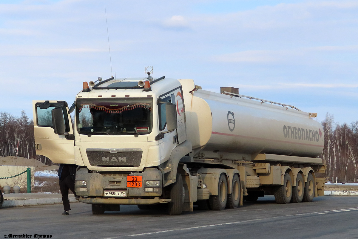 Забайкальский край, № М 955 ВХ 75 — MAN TGS 33.440