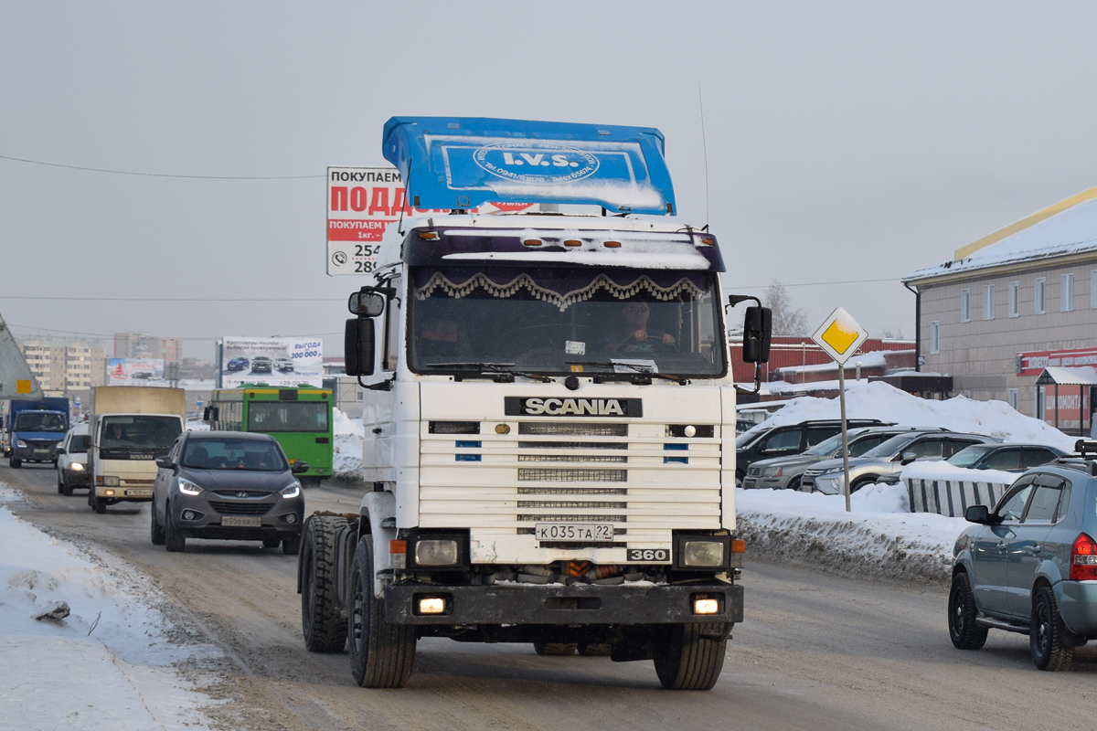 Алтайский край, № К 035 ТА 22 — Scania (II) R113M