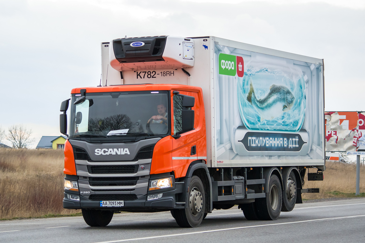 Киевская область, № АА 7093 ММ — Scania ('2016) P280