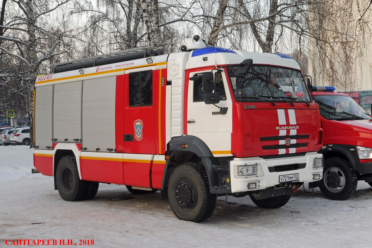 Башкортостан, № Х 721 ММ 102 — КамАЗ-5387-RR(76) [538705]