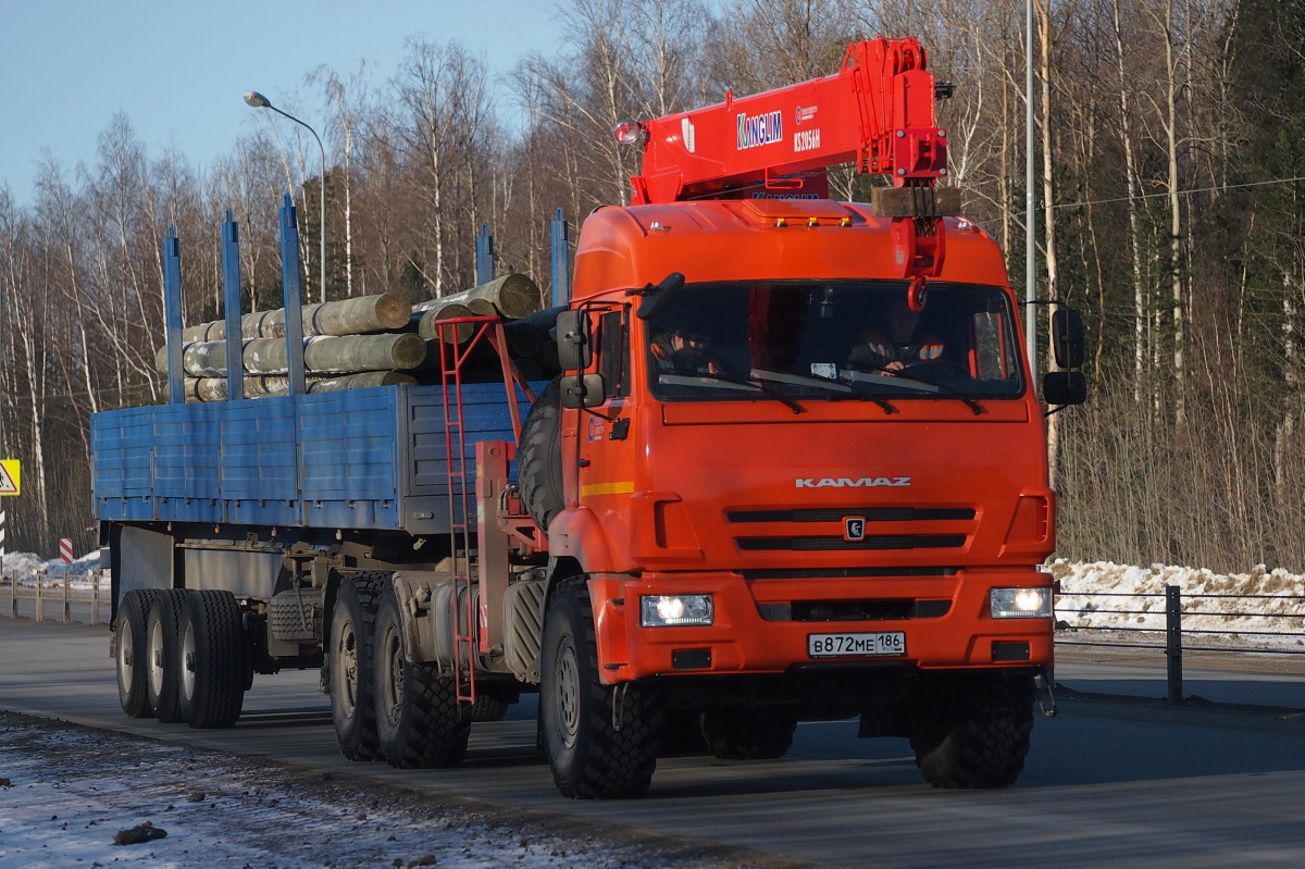 Ханты-Мансийский автоном.округ, № В 872 МЕ 186 — КамАЗ-43118-50