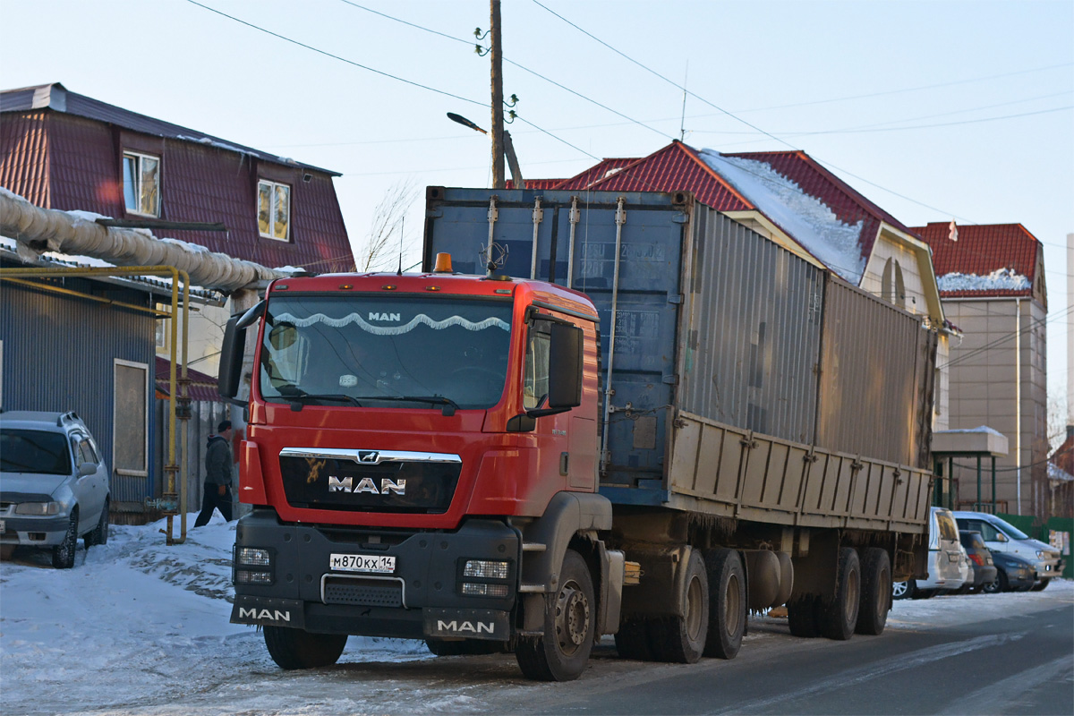 Саха (Якутия), № М 870 КХ 14 — MAN TGS 33.480