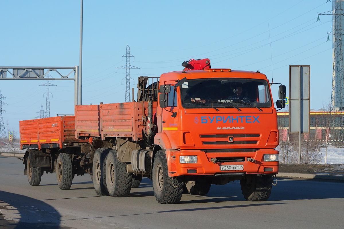 Башкортостан, № У 260 МВ 102 — КамАЗ-43118-46