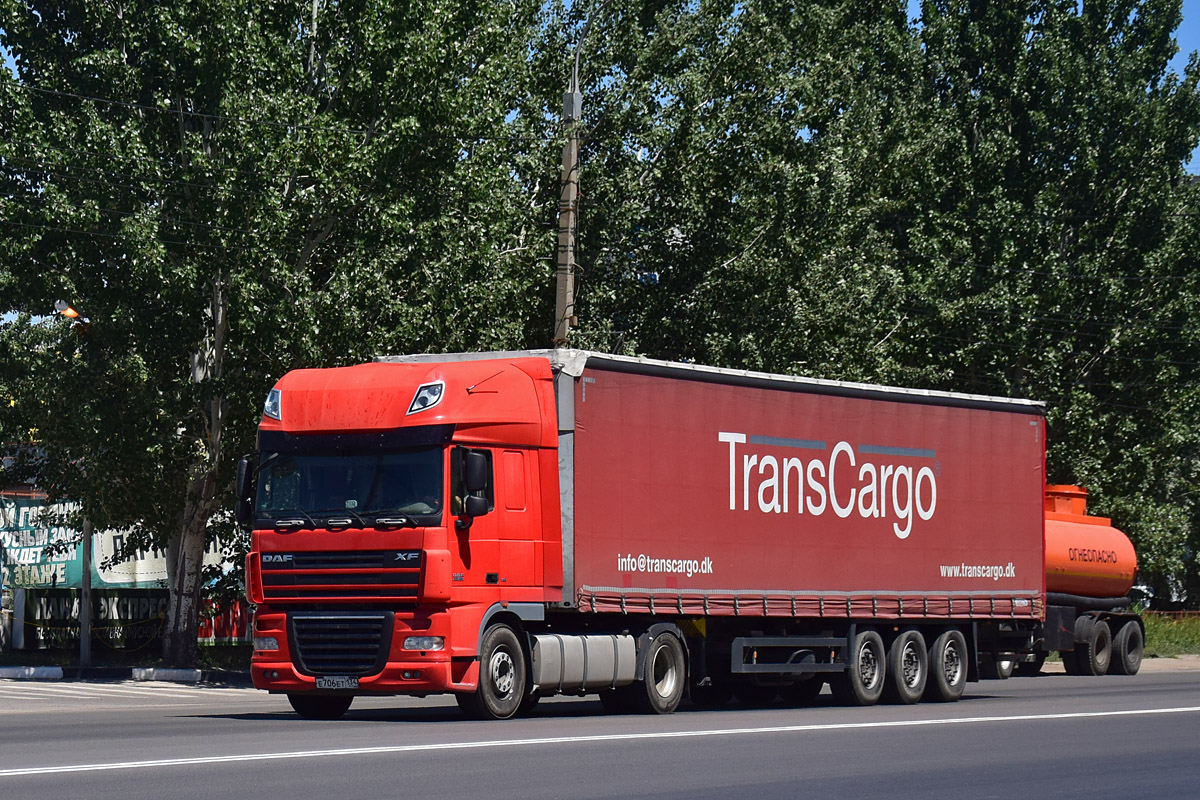 Волгоградская область, № Е 706 ЕТ 134 — DAF XF105 FT