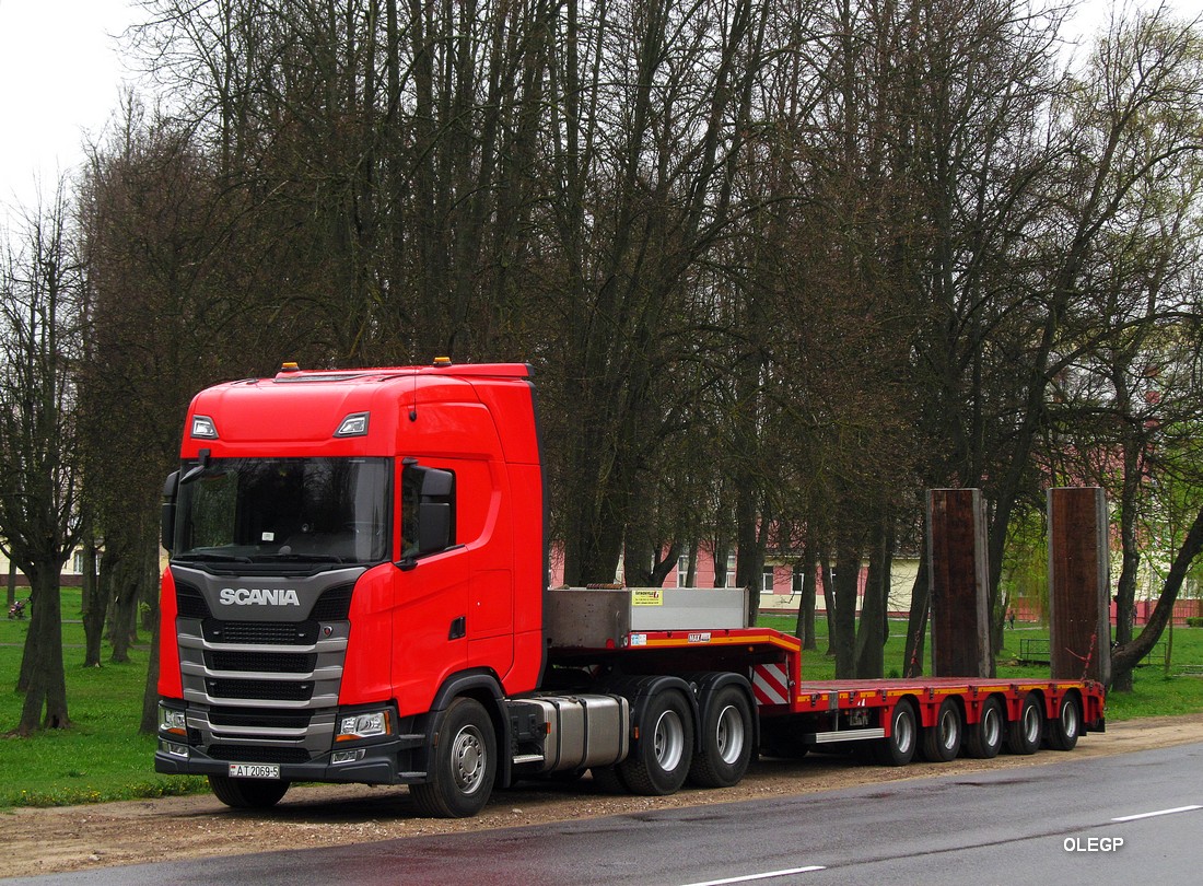 Минская область, № АТ 2069-5 — Scania ('2016) S-Series (общ. м)