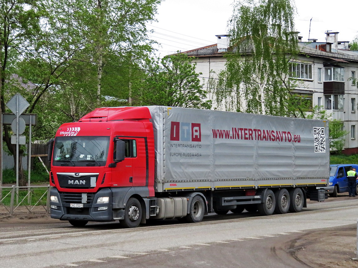 Минская область, № АС 1722-5 — MAN TGX ('2016) (Общая модель)
