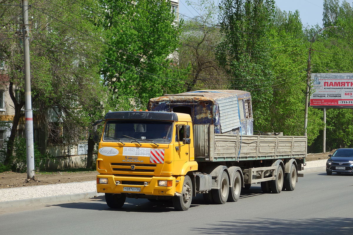 Саратовская область, № Т 687 КУ 64 — КамАЗ-65116-N3(78)