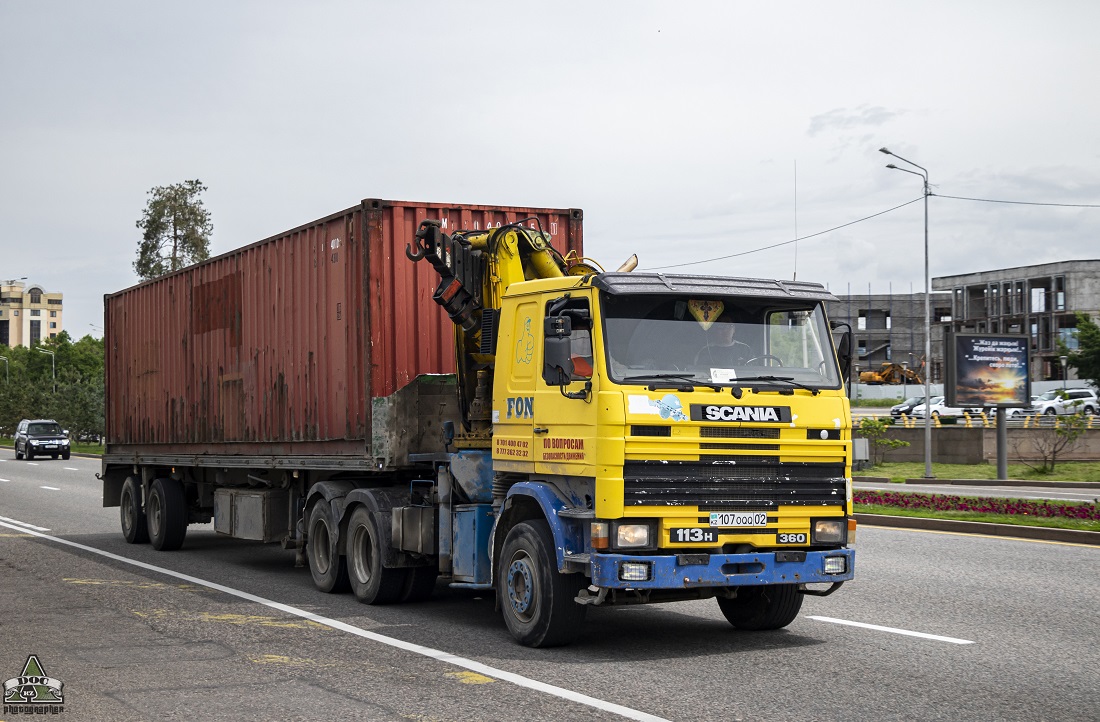 Алматы, № 107 OQQ 02 — Scania (II) R113H
