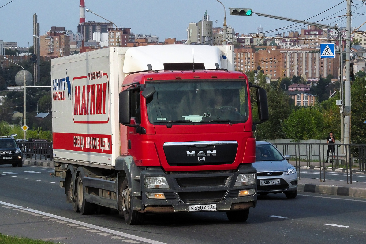 Тульская область, № Н 550 ХС 37 — MAN TGS 26.350