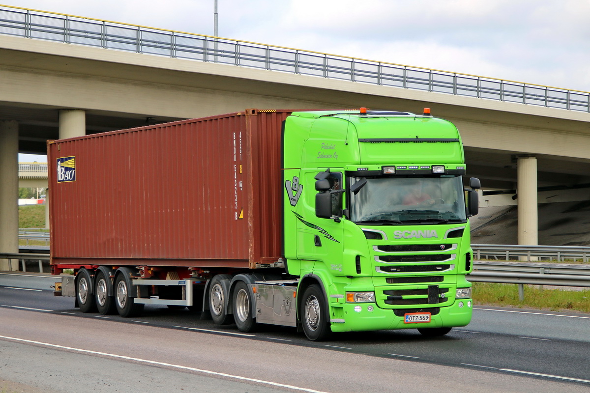 Финляндия, № OTZ-569 — Scania ('2009-2011, общая модель)